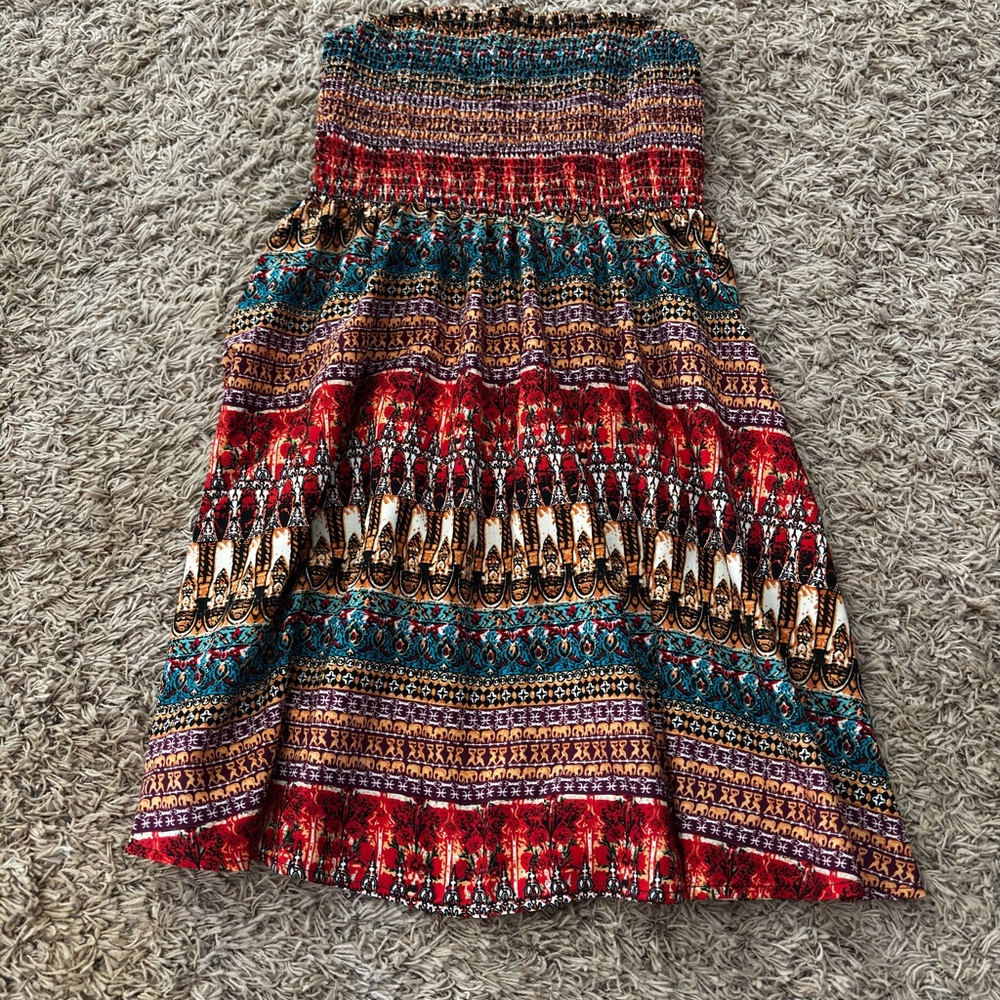 Multicolor Bohemian Women's dress
